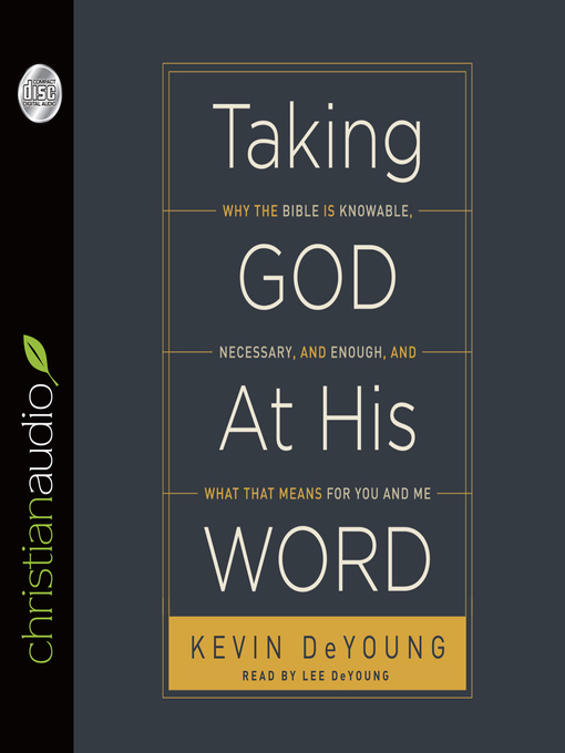 Title details for Taking God at His Word by Kevin DeYoung - Wait list